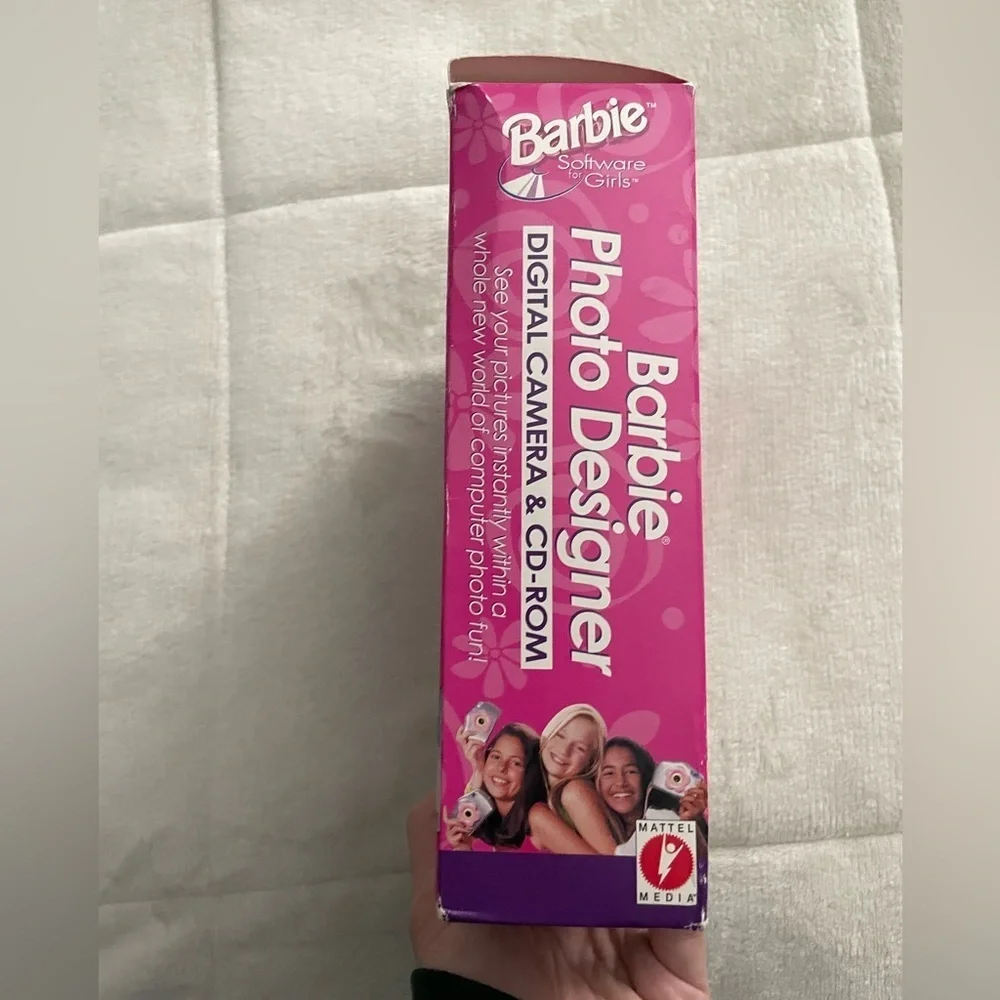 Barbie Photo Designer 1998 Digital Camera and CD-Rom New In Box Mattel Fast Ship
